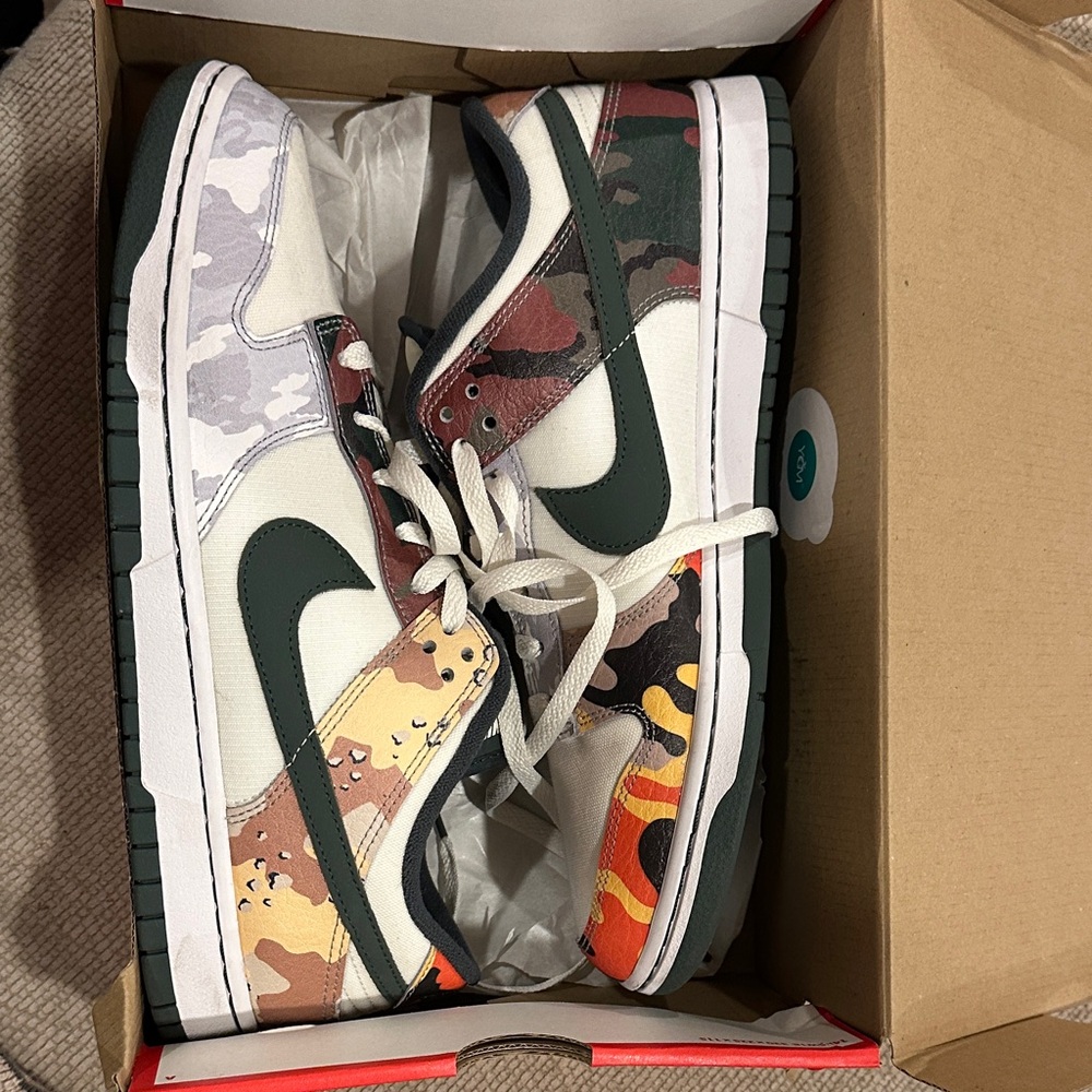 Nike Multicolor Camo Sneakers